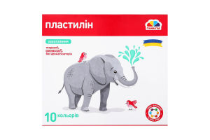 Пластилін дит. Захоплення 10 кол. 160 г стек 20030