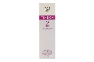Получулки женские Conte elegant Tension 40den 23-25 nero 2пары