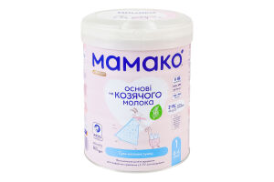 Суміш молочна суха для дітей 0-6міс на козячому молоці 1 Premium Мамако з/б 800г