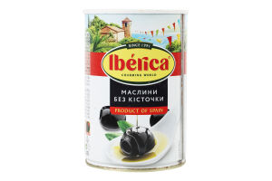 Маслины без косточки Iberica ж/б 420г