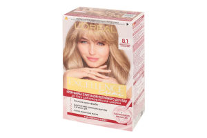 Крем-фарба Екселенс Крем 8.1 світло-русявий попелястий Лореаль