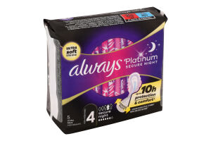 Прокладки гигиенические ароматизированные Secure Night Platinum Ultra Always 5шт
