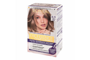 Крем-фарба д/волосся Екселенс Кул Крем 8.11 ультрапопелястий світло-русявий Лореаль