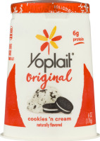 Yoplait Original Low Fat Yogurt Cookie 'n Cream