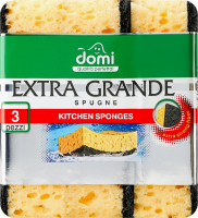 Губки кухонные большие Extra grande Domi 3шт