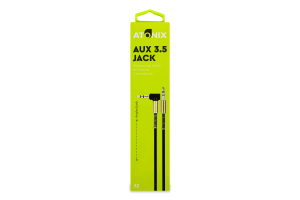 Кабель Atonix AUX 3.5мм A2 чорний