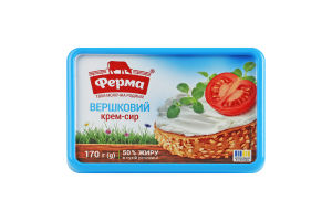 Крем-сыр 50% Сливочный Ферма п/у 170г