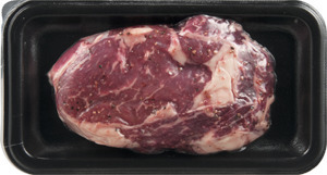 Beef Steak Rib Eye Montreal Seasoned Fresh