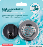 Набор Фильтр для раковины + пробка 135х150мм №170485460 Ultra Clean 1шт