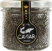 Ікра осетрових зерниста De Luxe Royal Caviar в/ґ с/б 100г