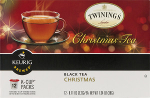 Twinings of London Christmas Tea Black Tea K-Cup Packs - 12 CT