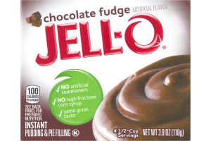 Jell-O Instant Pudding & Pie Filling Chocolate Fudge