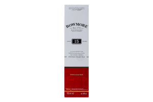 Віскі 0.7л 43% односолодове 15YO Bowmore к/у
