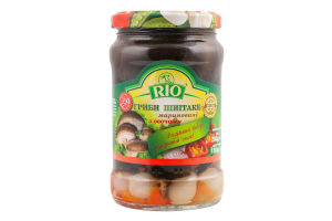 Гриби Шиітаке мариновані з овочами 250г твіст/б Rio