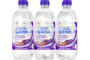 Ahold Clear Splash Raspberry Blackberry - 6 PK