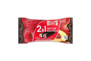 Сырки глазированные 15% с сахаром и начинками 2в1 Персик-малина Злагода м/у 2х30г