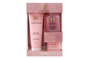 Набір Pink peony&Passion fruit Гель д/душу 200мл+Крем д/тіла 125мл+Скраб д/тіла 80мл Liora