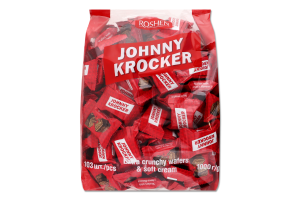 Вафли с начинкой со вкусом шоколада Johnny Krocker Roshen м/у 1кг