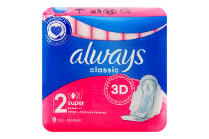 Прокладки гігієнічні Super Classic Always 9шт
