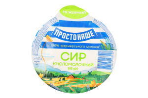Творог нежирный Простонаше в/у 300г