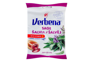 Конфеты мягкие с шалфеем и витамином C Verbena м/у 60г