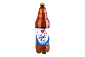Пиво 1.95л 4.3% світле пастеризоване Light Чернігівське п/пл