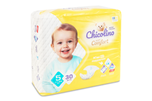 Підгузники для дітей 11-25кг 5 Soft comfort Chicolino 30шт