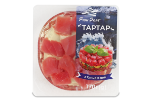 Тартар з тунця в олії Fish Port лоток 0.17кг