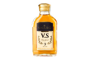 Бренді 0.1л 40% 3 зірки V.S Shabo пл