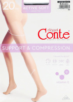 Колготки жіночі Conte elegant Active soft 20den 3 nero