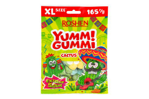 Конфеты желейные Cactus Yummi gummi Roshen м/у 165г