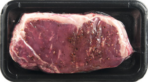 Beef Steak NY Strip Montreal Seasoned Fresh