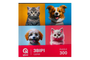 Пазли Чотири далматинці 300елементів Qbee
