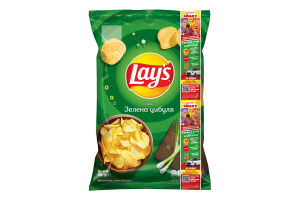 Чипсы картофельные Зеленый лук Lay's м/у 120г