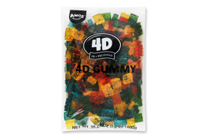 Цукерки Amos 4D конструктори желейні