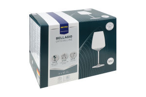 Бокалы для красного вина 500мл №124205 Bellagio Metro Professional 6шт