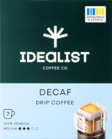 Кофе натуральный молотый в дрип-пакете Декаф Idealist Coffee Co к/у 7х12г