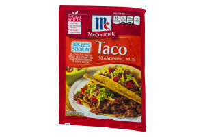 McCormick Taco Seasoning Mix 30% Less Sodium