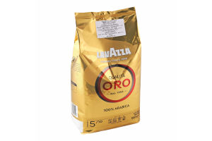 Кофе натуральный жареный в зернах Qualita Oro Lavazza м/у 1кг
