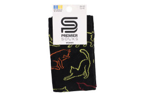 Шкарпетки жіночі Premier Socks класичні високі Котики мод 4 р.23-25 (36-40)