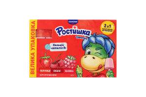 Асорті сирків 2.5% Полуниця-вишня-малина Ростишка к/у 6x50г