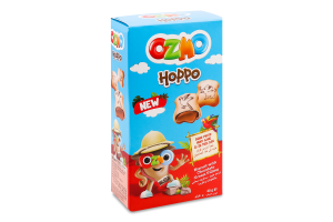 Печиво Хоппо з шоколадним кремом 40г Озмо
