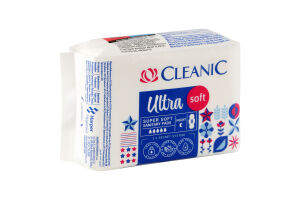 Прокладки гігієнічні Cleanic Soft Ultra нічні