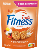 Завтрак сухой готовый из цельнозерновой пшеницы с фруктами Хлопья Fruits Fitness д/п 225г