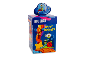 Набір продукції з грою та іграшкою Подарунковий бокс Bob Snail к/у 300г