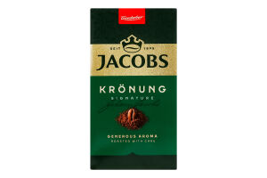 Кофе натуральный жареный молотый Kronung Jacobs м/у 250г
