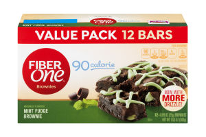 Fiber One Brownies Mint Fudge - 12 CT