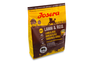 Корм сухой полнорационный для взрослых собак Lamb&Rice Josera м/у 900г
