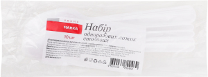 Набір ложок одноразових столових Marka Promo 10шт