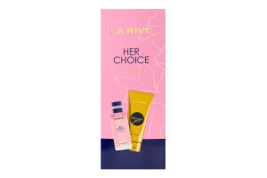 Набір Her choice Вода парфумована 100мл+Гель д/душу 100мл La Rive